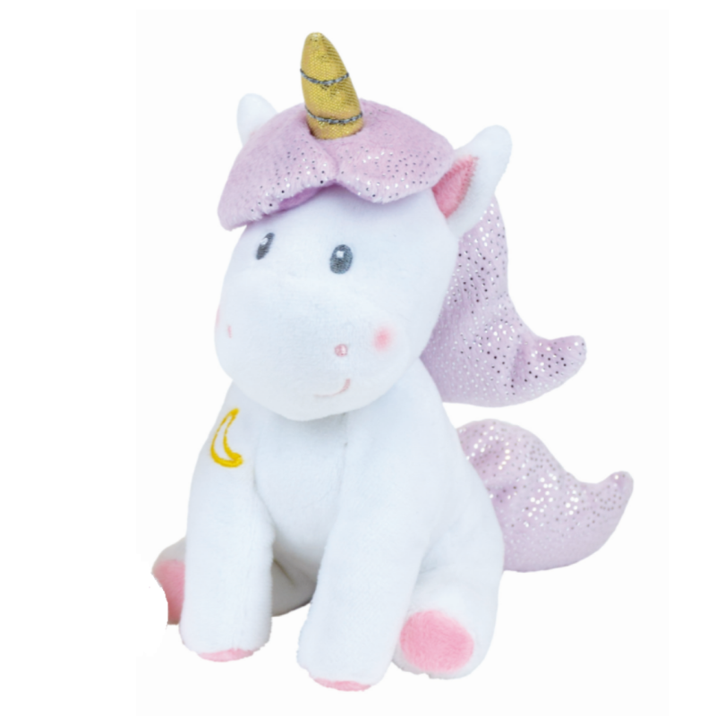 unicorn soft toy purple 15 cm 